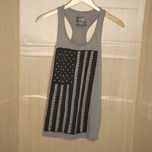 Nike USA Soccer Grey Flag Americana Tank Top Small